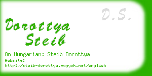 dorottya steib business card